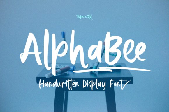 AlphaBee Font: Handwritten Style for Web Design
