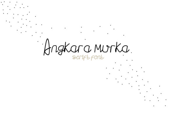 Angkara Murka: A Whimsical Script Font for Creative Branding