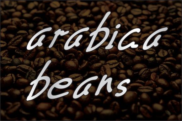Arabica Beans Font: A Sweet Script for Creative Makers