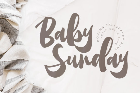 Baby Sunday: A Bold Handwritten Typeface for Editorial Design