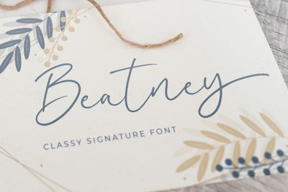 Beatney: A Delicate Font for Polished Branding