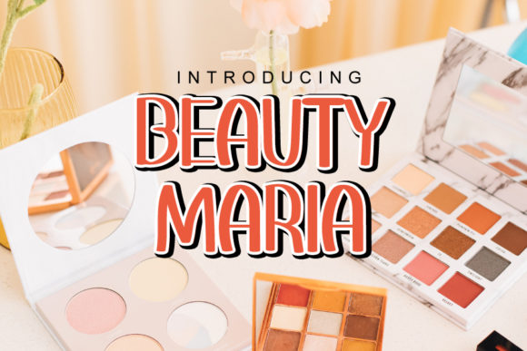 Beauty Maria: A Cheerful Typeface for Creative Campaigns