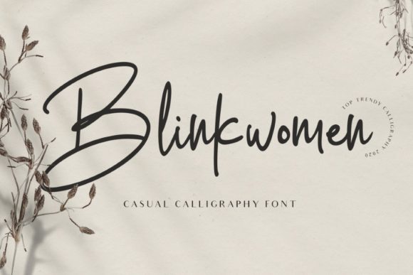 Blinkwomen: A Handwritten Font for Editorial Design