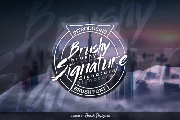 Brushy Signature: A Cool Script Font for Business