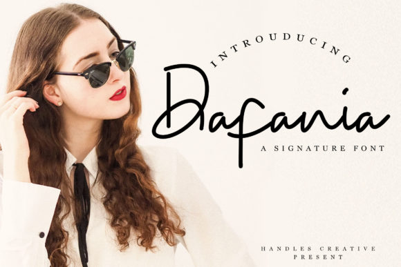 Dafania: A Handwritten Typeface That Elevates Campaign Design