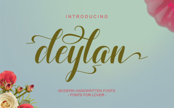 Deylan: A Flowing Script Font