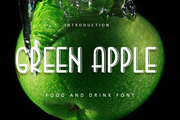 Green Apple Font for Business Branding