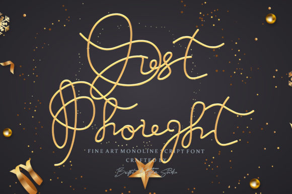 Just Thought: A Handwritten Font for Editorial Design