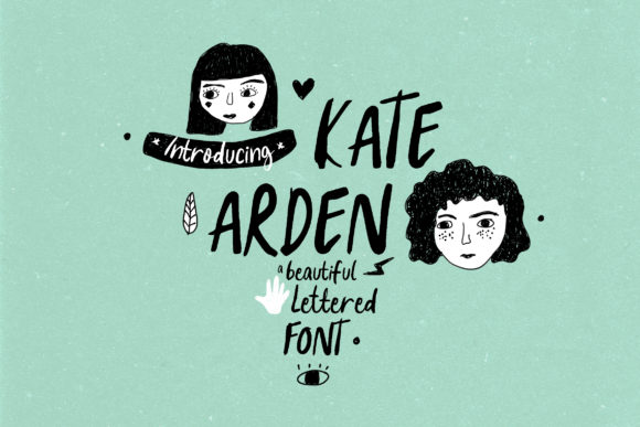 Kate Arden: A Hand-Lettered Font for Creative Makers