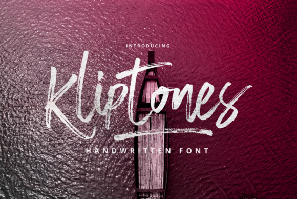 Kliptones: A Handwritten Typeface for Editorial Elegance
