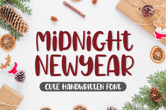 Midnight New Year Font Review