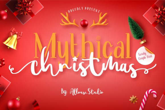 Mythical Christmas Font for Creative Projects