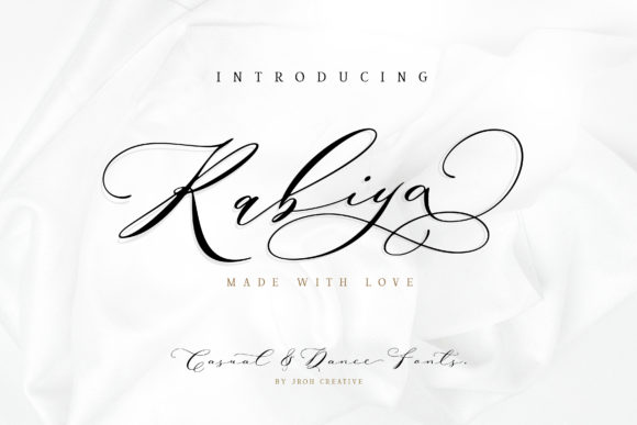 Rabiya: A Handwritten Typeface for Editorial Elegance