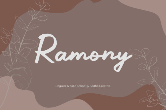 Ramony: A Handwritten Font for Web Design