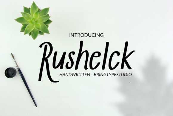Rushelck: A Handwritten Font for Creative Expression