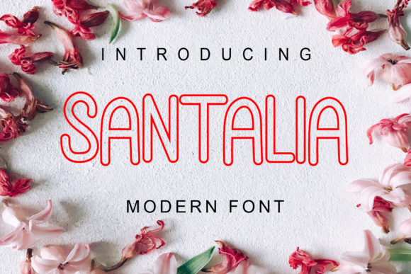 Santalia: A Handwritten Typeface That Elevates Editorial Design