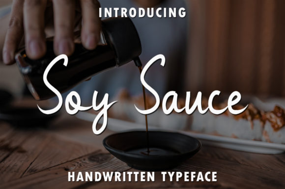 Soy Sauce Font for Business