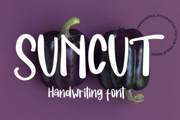 Suncut: A Bold Handwritten Font for Business