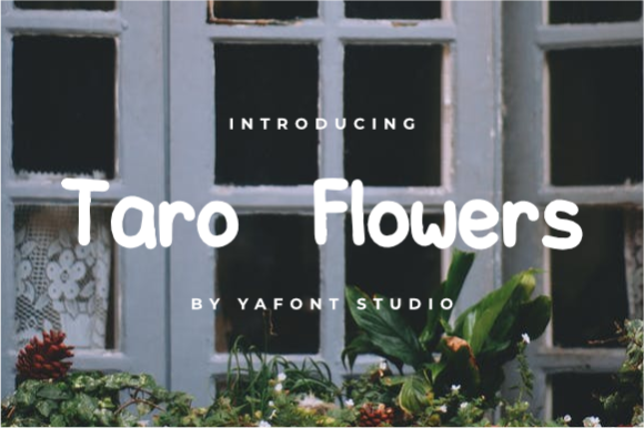 Taro Flowers: A Handwritten Font That Elevates Your Campaign