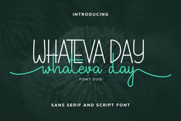 Whateva Day Font for Editorial Design